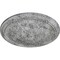 Ekena Millwork Luton Ceiling Medallion (Fits Canopies up to 3 1/2"), 21"OD x 2"P, Ultra Pure White Crackle CM21LUUWC - alternate 3